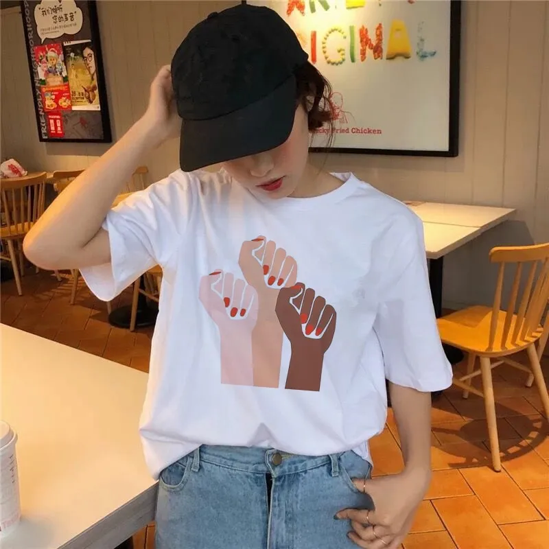 T Shirt Women Short Sleeve Round Neck