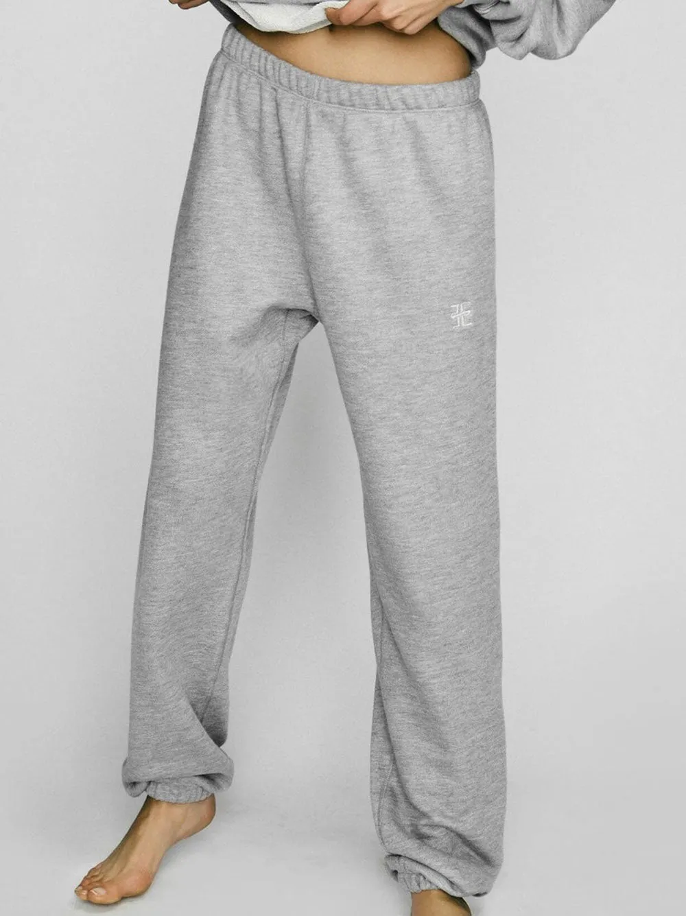 Éterne Classic Heather Grey Sweatpants