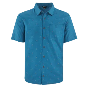 Tharu Short Sleeve Shirt - Lapis Endless Knot