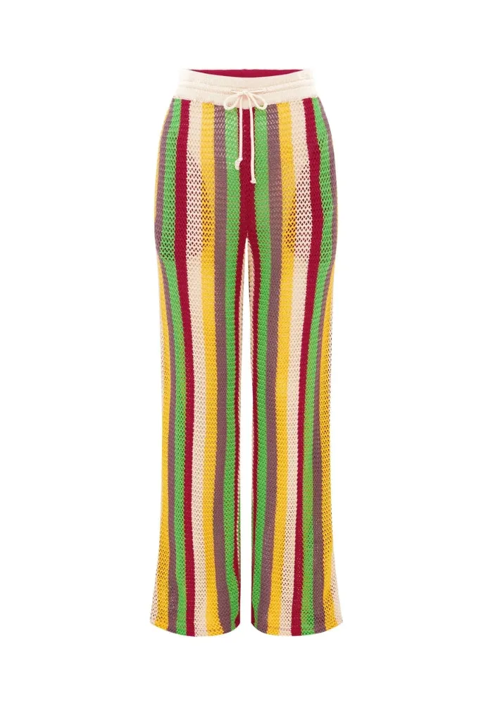 The Crochet Leisure Pant - Tulum