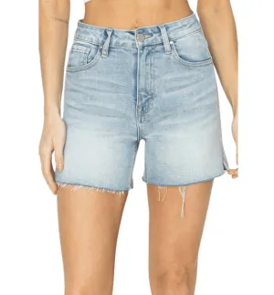 Tina Midi Denim Shorts
