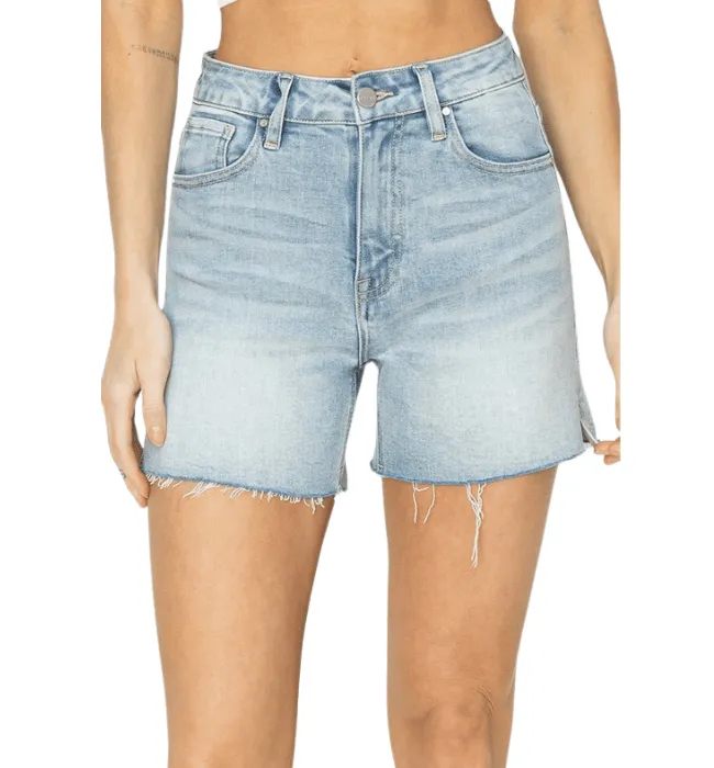 Tina Midi Denim Shorts