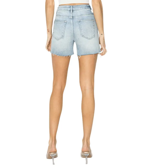 Tina Midi Denim Shorts
