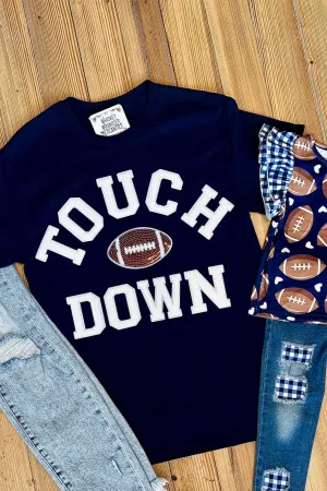 TOUCH DOWN Chenille Patch Tee