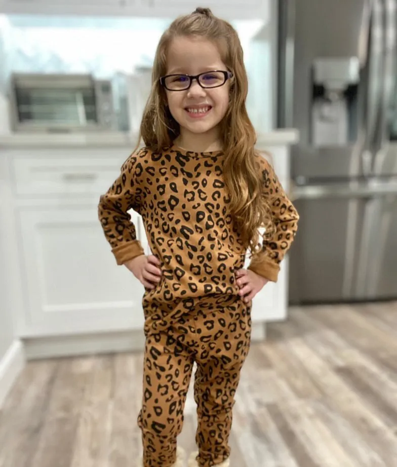 Trendy Boys & Girls Leopard Playwear - 4 COLORS
