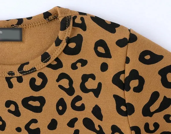 Trendy Boys & Girls Leopard Playwear - 4 COLORS