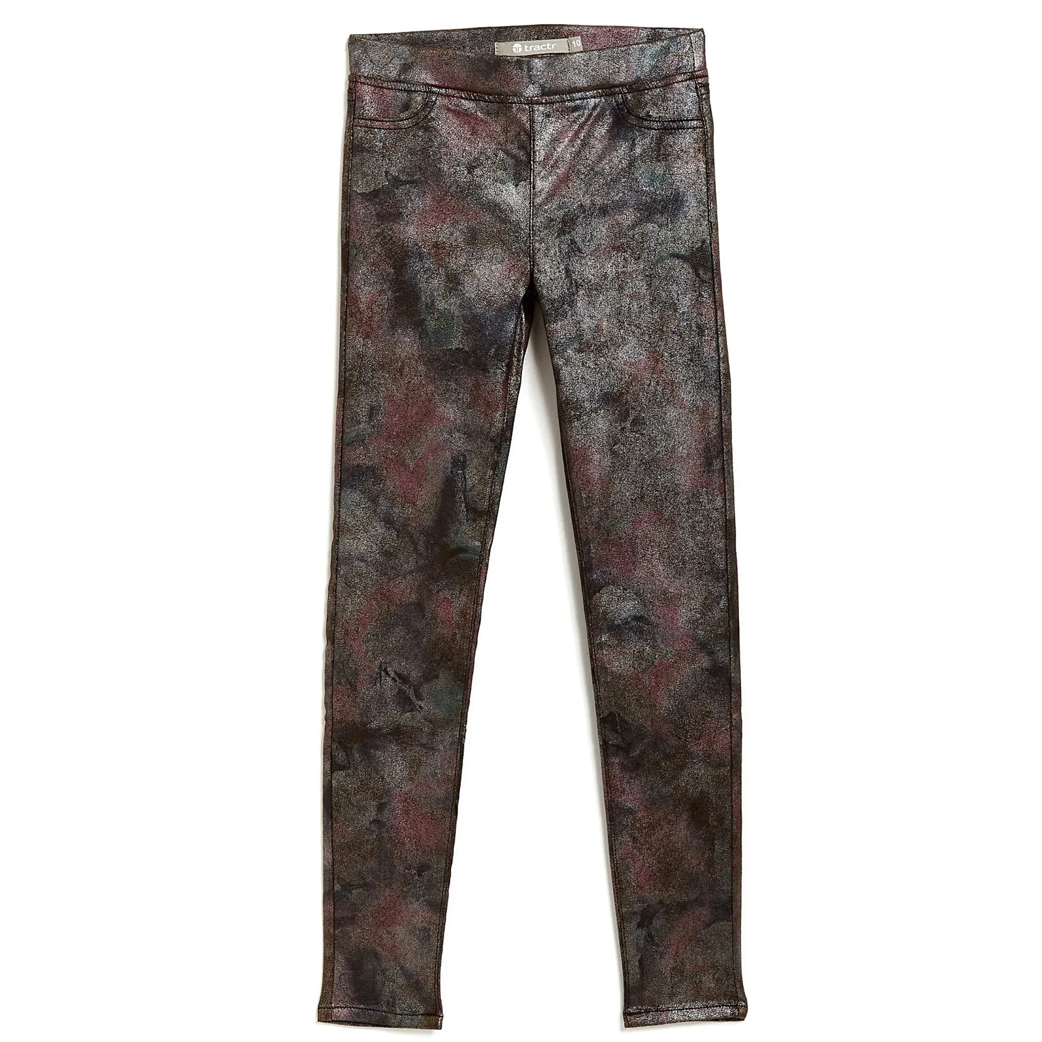 TWEEN PULL ON COATED SKINNY LEGGINGS