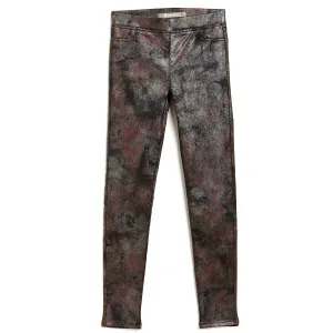 TWEEN PULL ON COATED SKINNY LEGGINGS