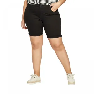 Universal Thread Women's Plus Size Roll Cuff Bermuda Jean Shorts