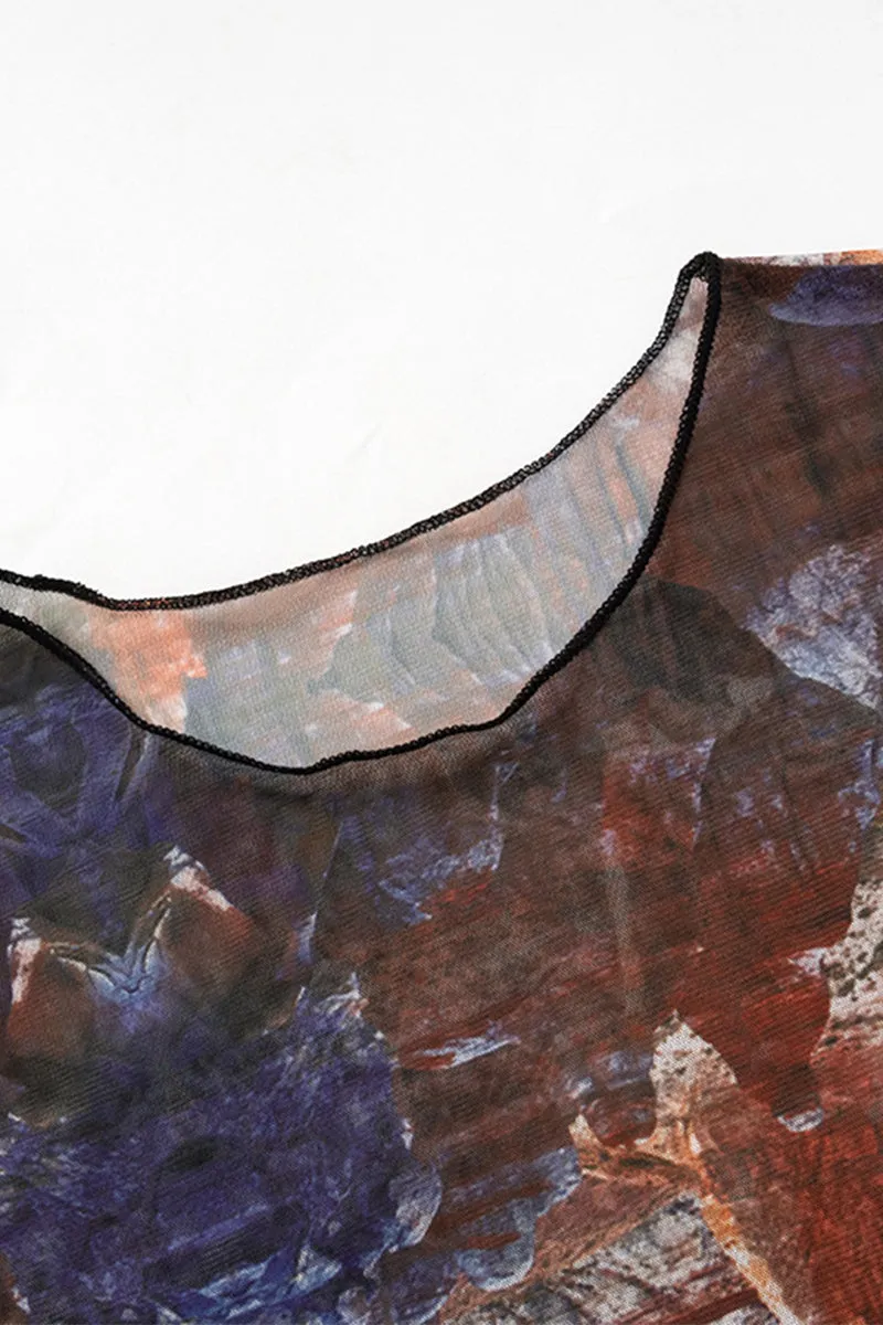 US3275 Sheer Shirt and Pants Set