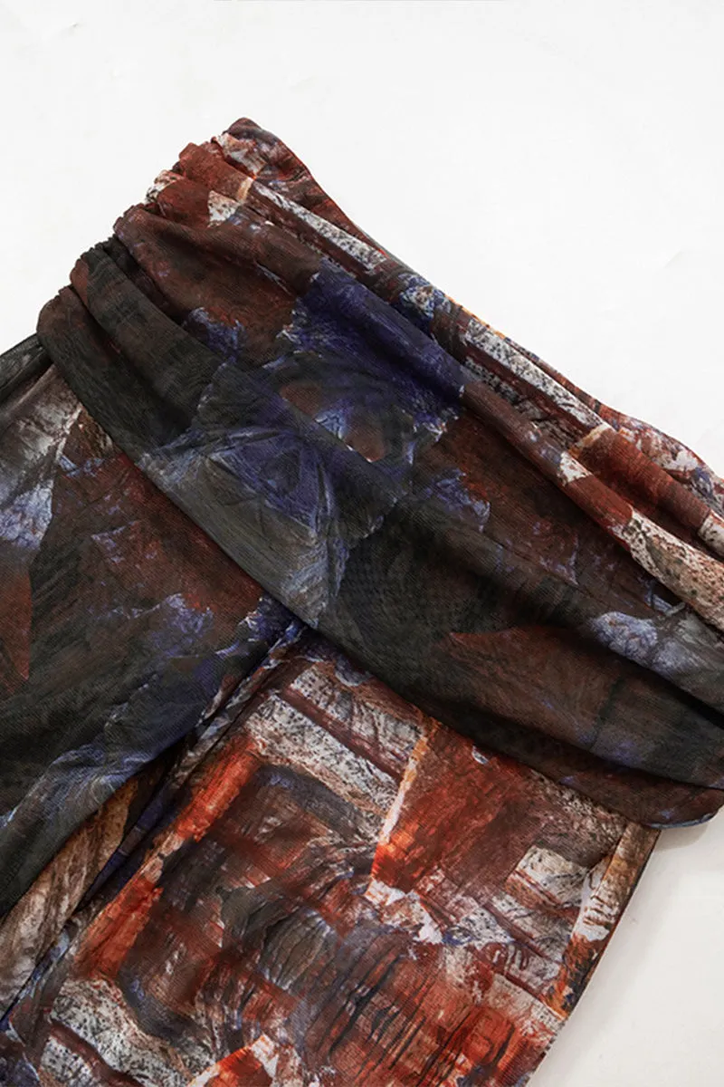 US3275 Sheer Shirt and Pants Set