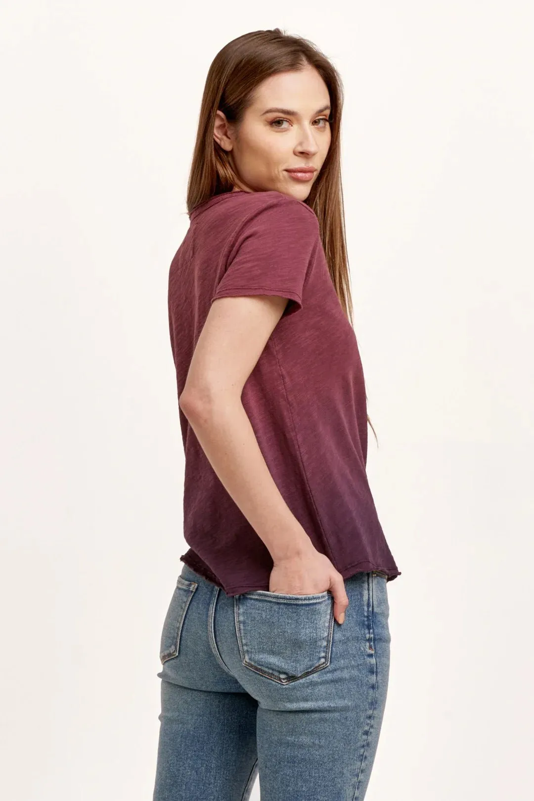 Vanya Tee- Dip Dye