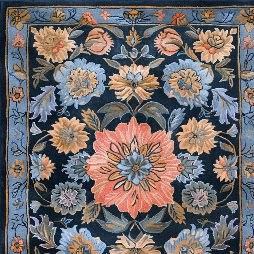 Vintage Bouquet Hand Tufted Rug