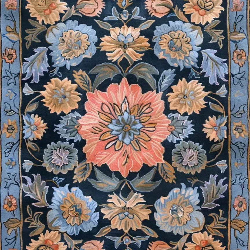 Vintage Bouquet Hand Tufted Rug