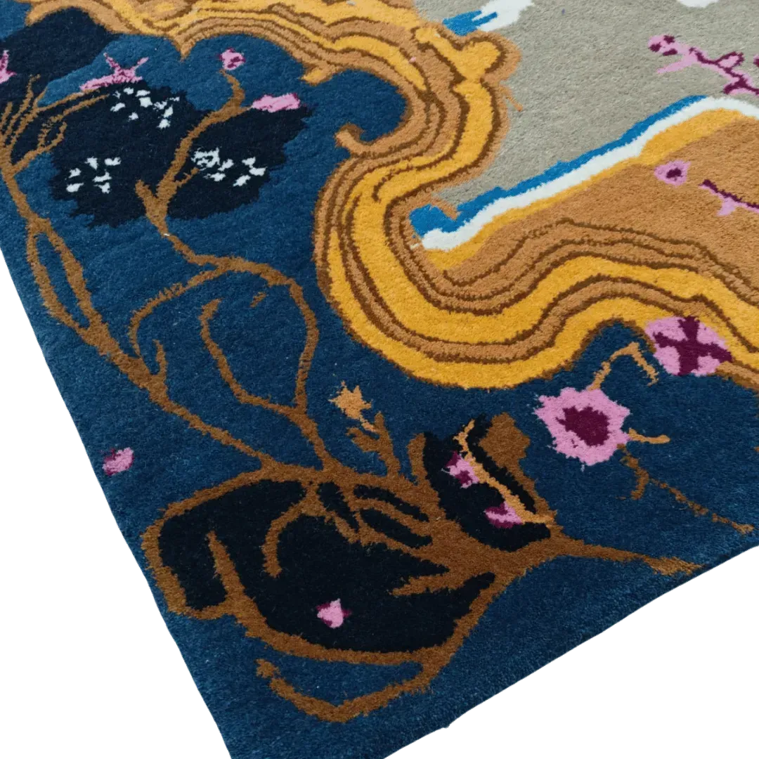Vintage Frame Hand Tufted Rug