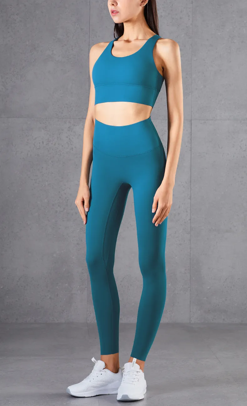 Women's High Elastic Sports Pants - Women High Waist Workout Leggings