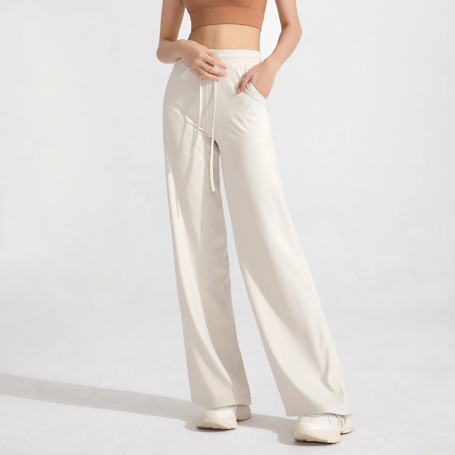 Women's High Waist Wide Leg Loose Fit Trousers