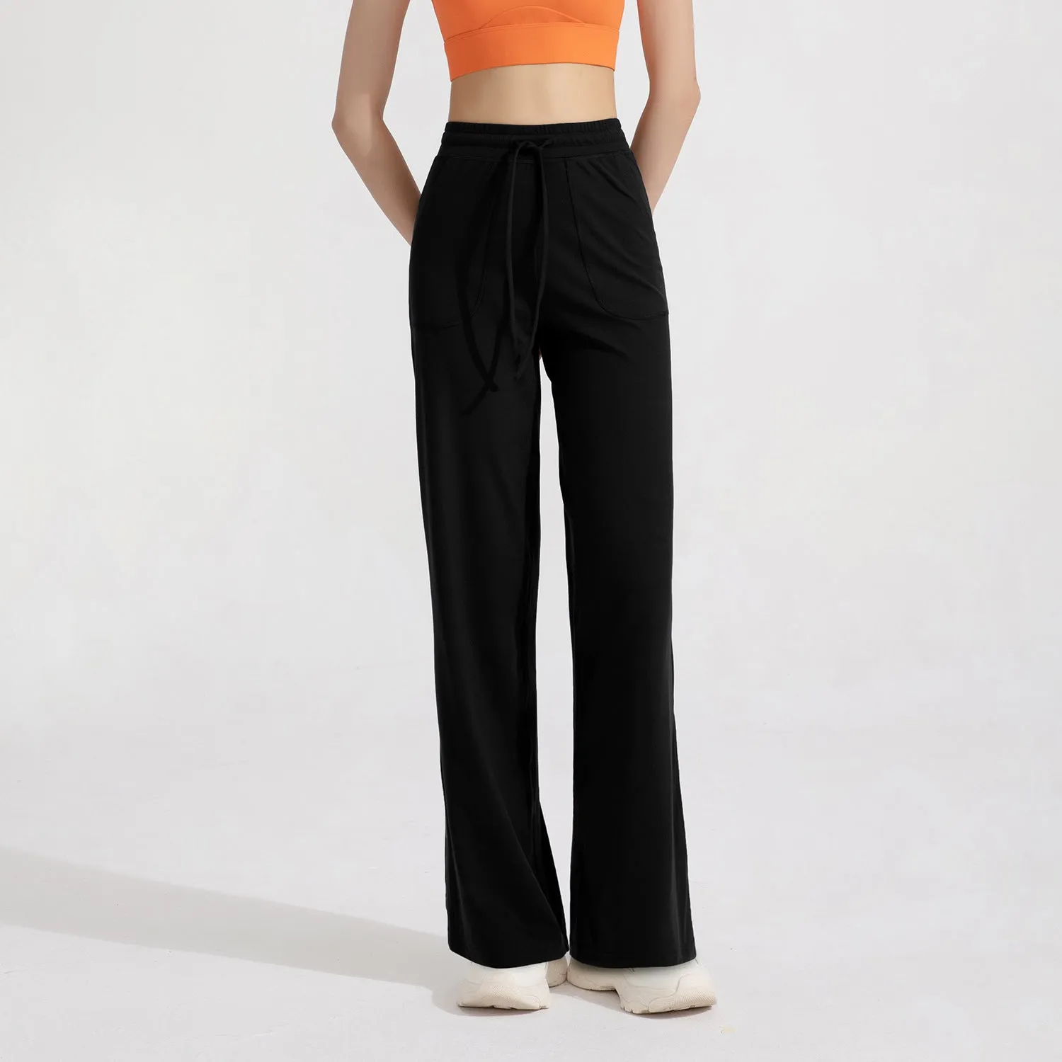 Women's High Waist Wide Leg Loose Fit Trousers