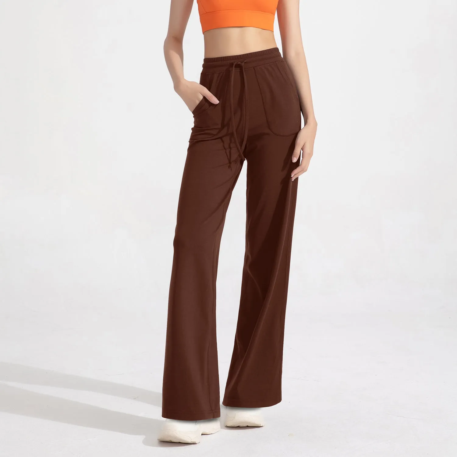 Women's High Waist Wide Leg Loose Fit Trousers
