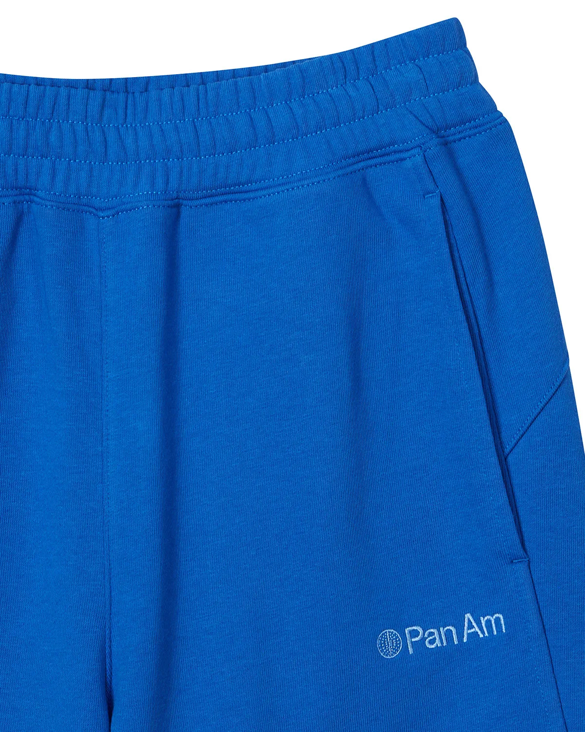 W's SMALL LETTER SWEAT STRAIGHT PT_DARK AQUA BLUE