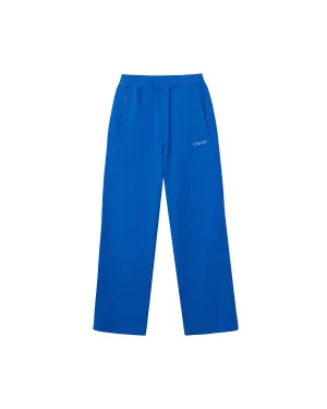 W's SMALL LETTER SWEAT STRAIGHT PT_DARK AQUA BLUE