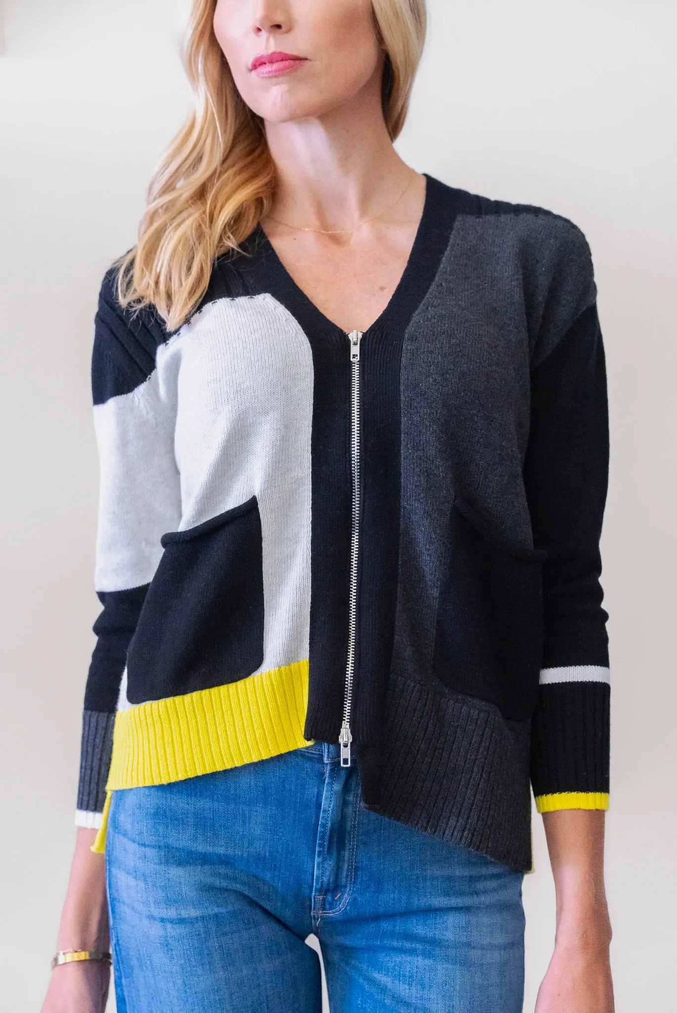 ZAKET AND PLOVER Zip Up Cardigan
