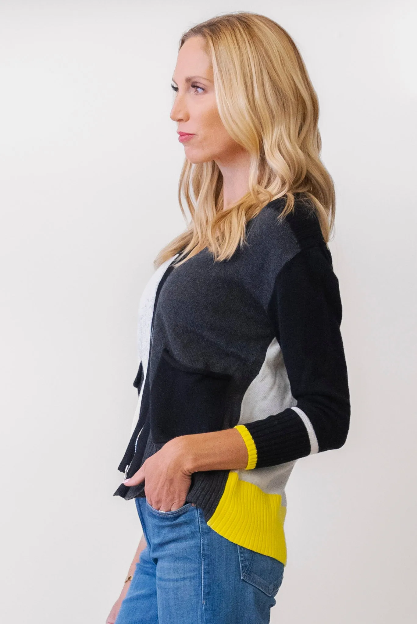 ZAKET AND PLOVER Zip Up Cardigan