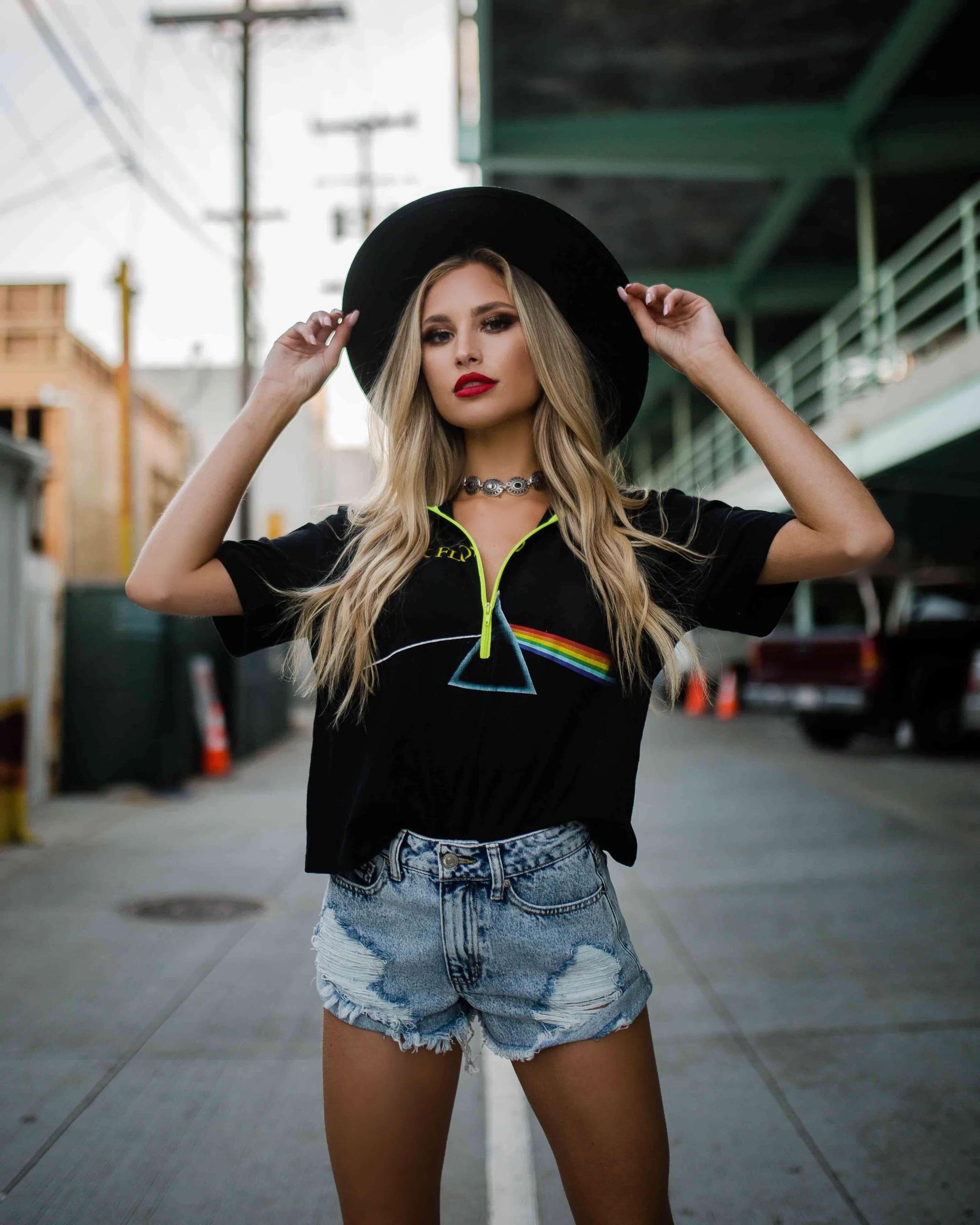 Zip It Up Pink Floyd Tee