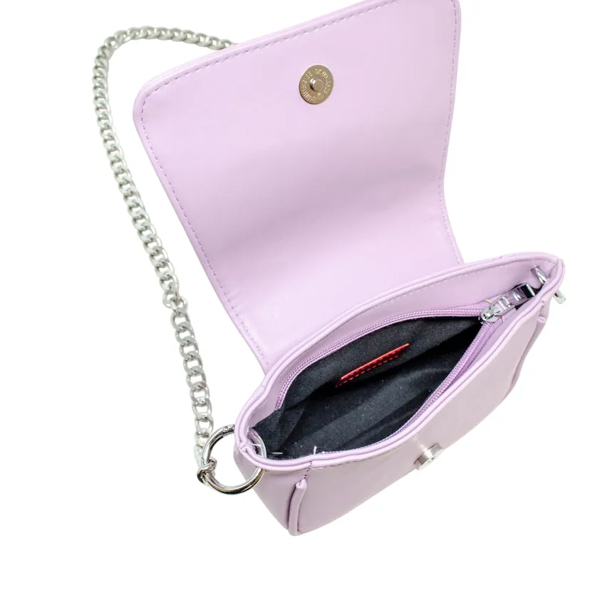 Zomi Gems Girls Crossbody Patch Handbag - Purple