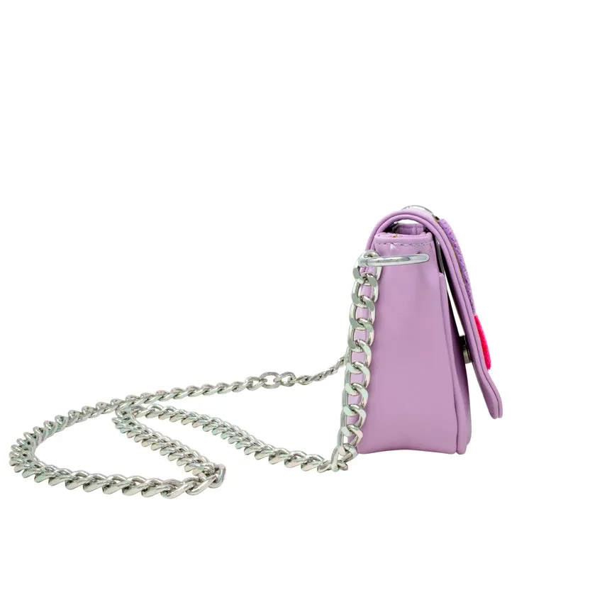 Zomi Gems Girls Crossbody Patch Handbag - Purple