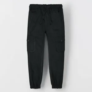 ZR Black Cargo Trouser
